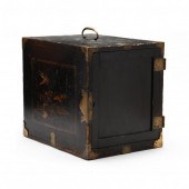 A JAPANESE BLACK LACQUERED WOO