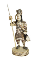 A JAPANESE BONE WARRIOR WITH S