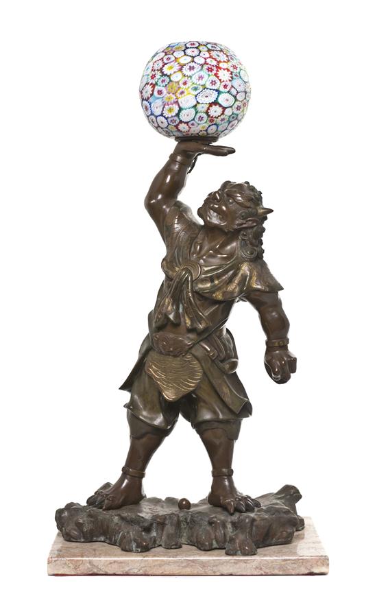 A Japanese Bronze and Mixed Metal