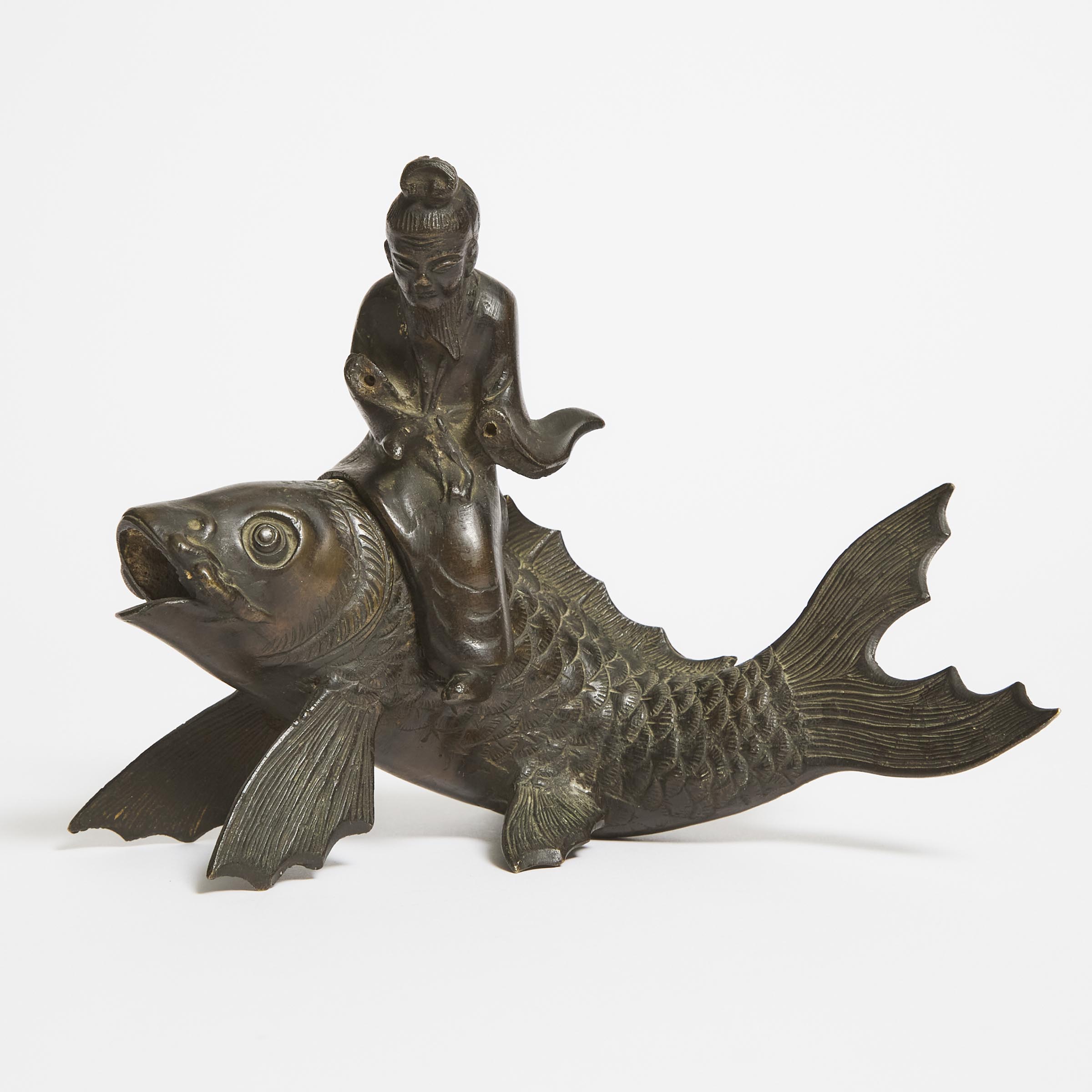 A Japanese Bronze Censer of Kinko