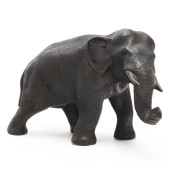A JAPANESE BRONZE ELEPHANT OKI