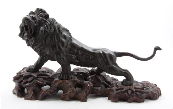 A Japanese Bronze Figure of a