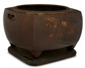 A JAPANESE BRONZE HIBACHIA Jap