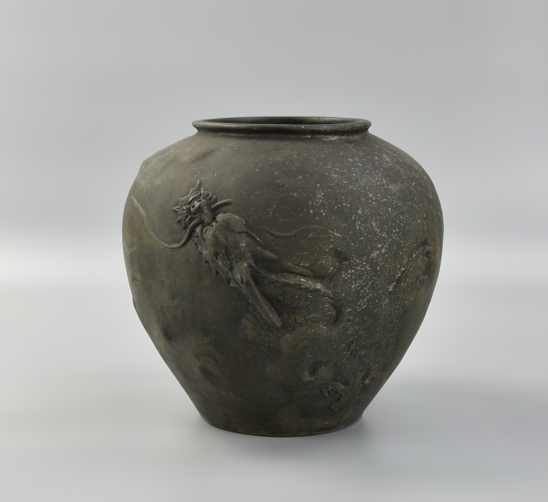 A JAPANESE BRONZE "MORIAGE