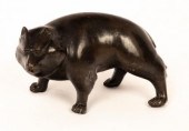 A Japanese bronze prowling bea