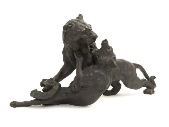 A Japanese Bronze Statue Meiji