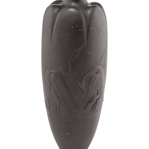 A Japanese Bronze Vase Late