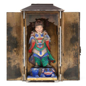 A JAPANESE BUDDHIST LACQUER SH