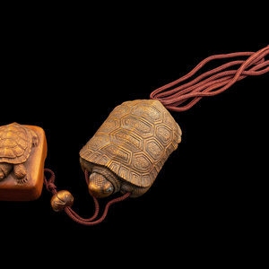 A Japanese Carved Boxwood