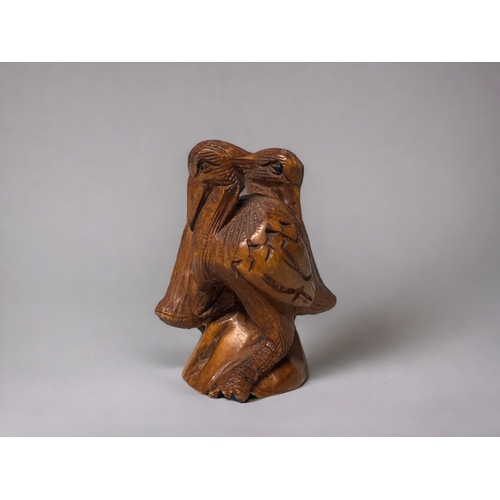 A Japanese carved Netsuke.20th