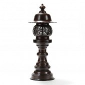 A JAPANESE CAST BRONZE PAGODA