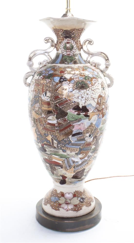 A Japanese Ceramic Vase with