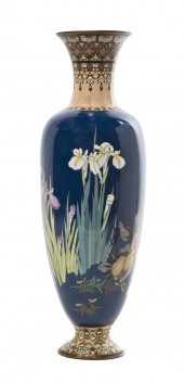* A Japanese Cloisonne Baluste
