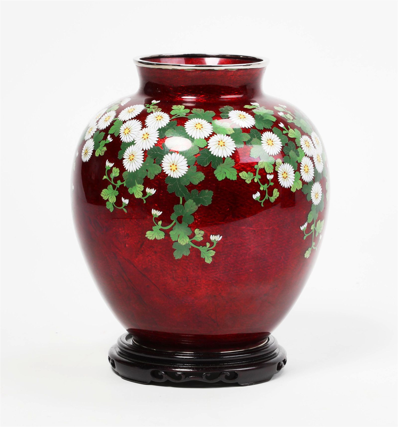 A JAPANESE CLOISONNE ENAMEL