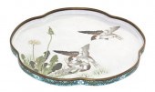 A Japanese Cloisonne Enamel Tr