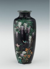 A Japanese Cloisonne Vase Thir