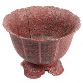 A JAPANESE EDO CINNABAR LACQUE