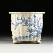 A JAPANESE EXPORT BLUE AND WHI