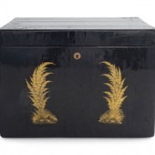 A Japanese Export Lacquer Humi