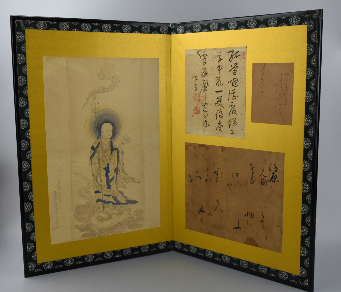 A JAPANESE FOLDING TABLE SCREEN