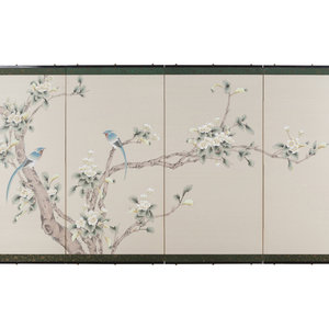 A Japanese Four-Panel Screen 20TH