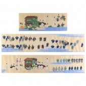 A JAPANESE FRAMED HANDSCROLL P
