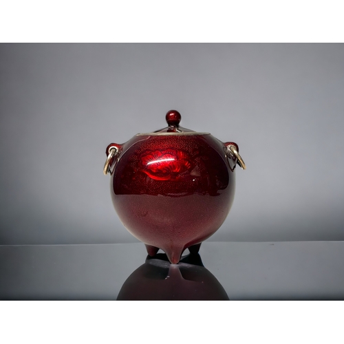 A JAPANESE GINBARI ENAMEL