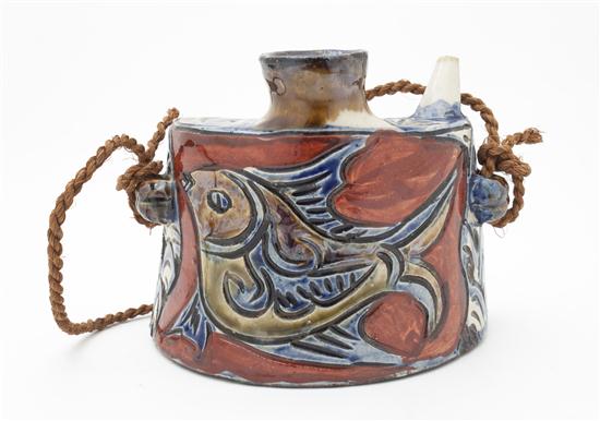 A Japanese Glazed Pottery Water