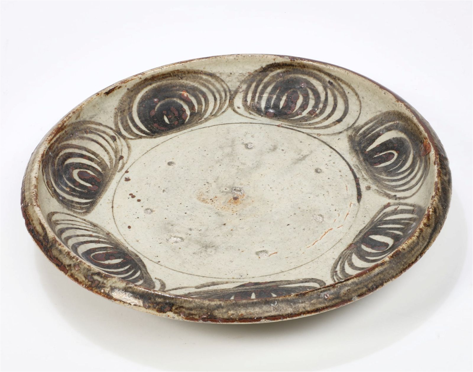 A JAPANESE GLAZED SETO DISHA
