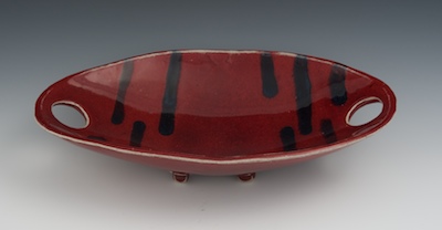 A Japanese Glazed Studio Pottery