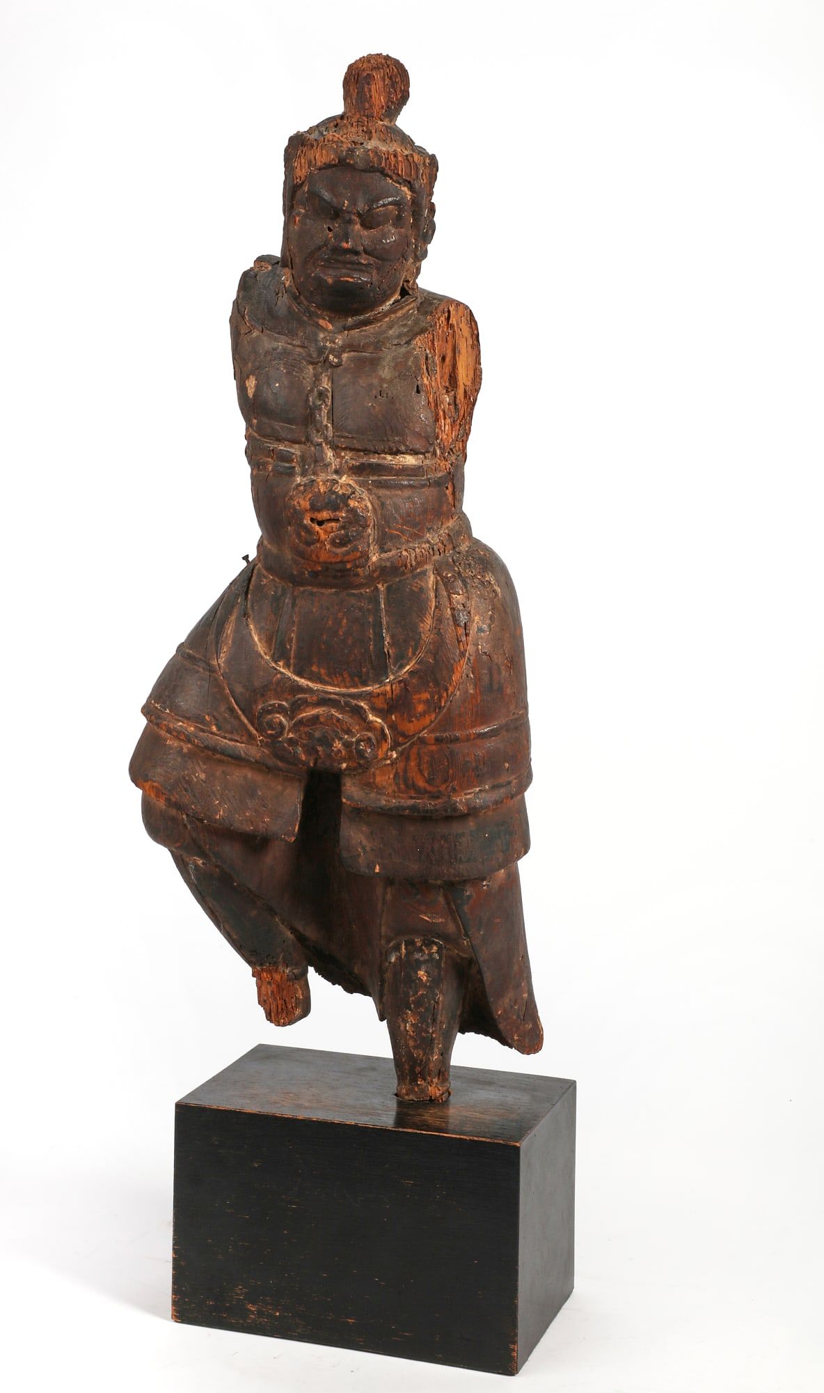 A JAPANESE GUARDIAN FIGURE