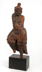 A JAPANESE GUARDIAN FIGURE FRA