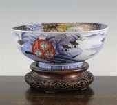 A Japanese Imari bowl mid 19th