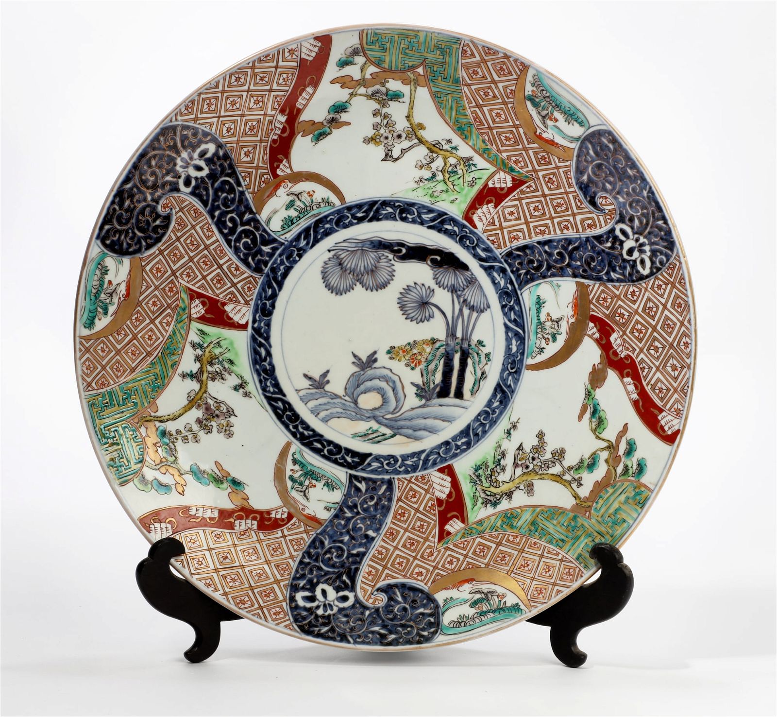 A JAPANESE IMARI CHARGERA
