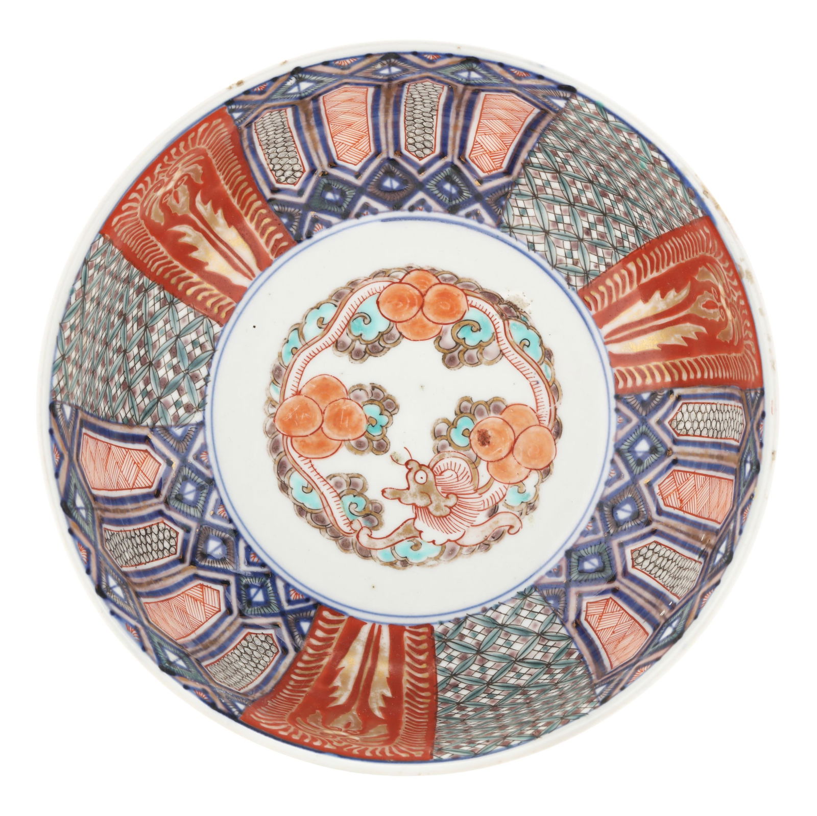 A JAPANESE IMARI PORCELAIN BOWLA