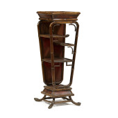 A JAPANESE INLAID BAMBOO ETAGE