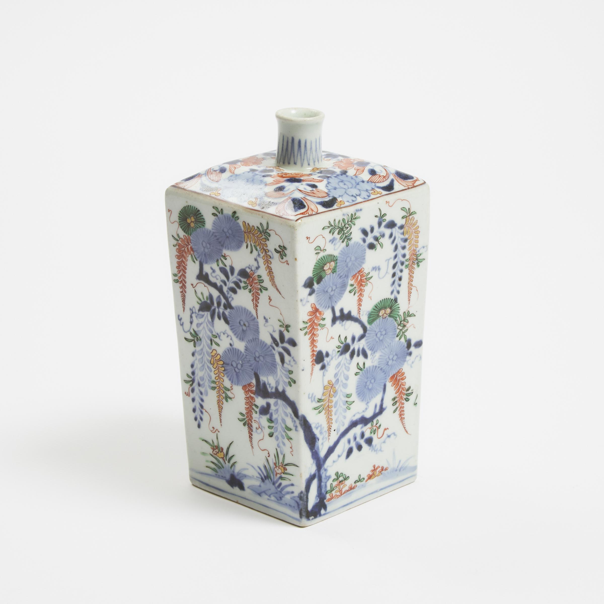 A Japanese Ko-Imari Sake Bottle,