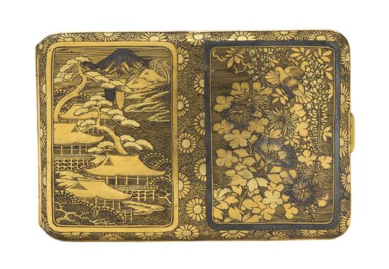 A Japanese Komai Style Gold