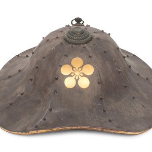 A Japanese Lacquer Armor Helmet