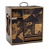 A JAPANESE LACQUER PICNIC SET
