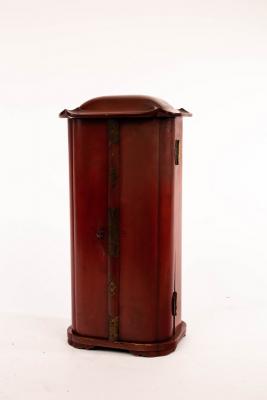 A Japanese lacquer zushi shrine,