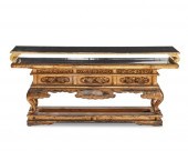 A JAPANESE LACQUERED WOOD STAN