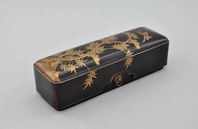 A Japanese Lacquerware Covered