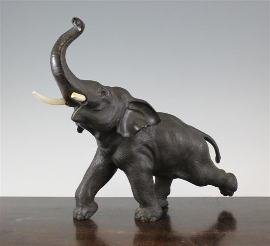 A Japanese Meiji period bronze of a