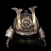 A Japanese Minature Helmet-For