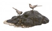 A Japanese Mixed Metal Boulder
