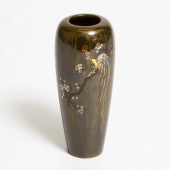 A Japanese Mixed-Metal Inlaid