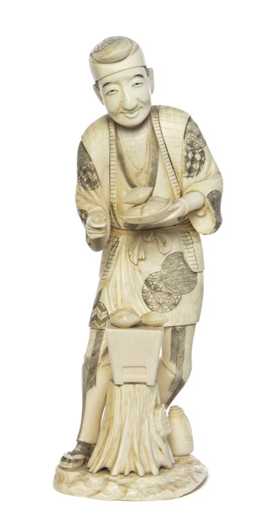 A Japanese Model of a Man with