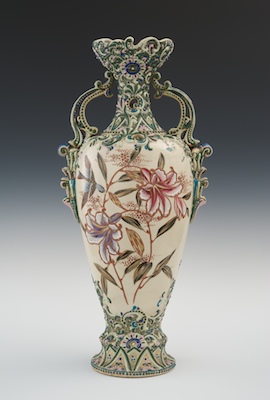 A Japanese Moriage Vase 20th