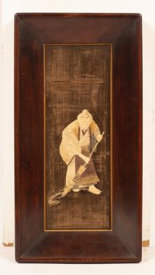 A Japanese needlework picture,